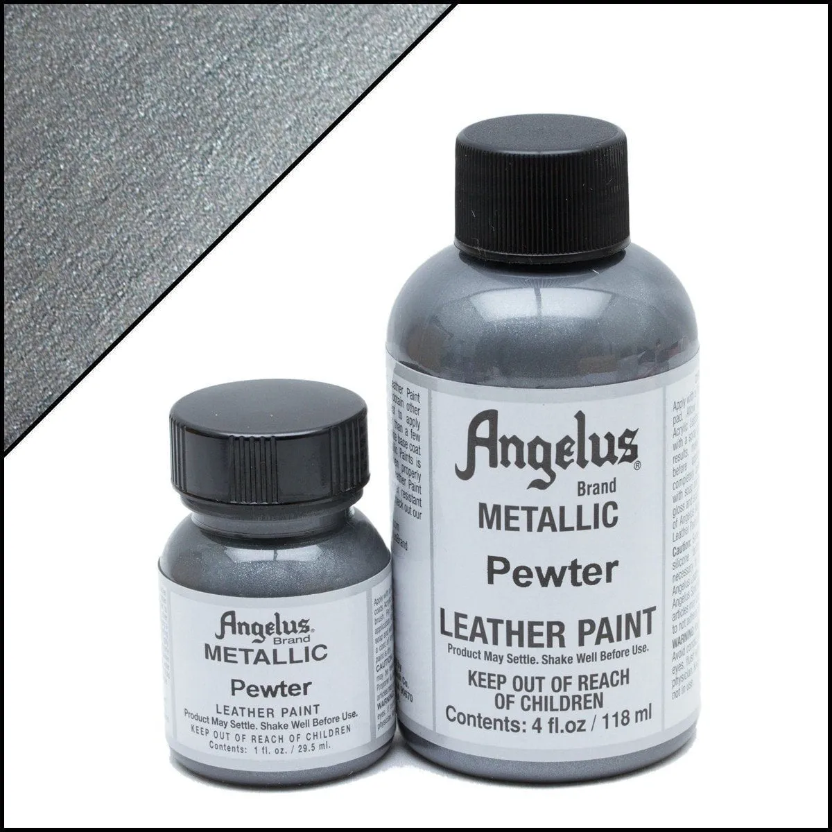 (12 Colors) Angelus Acrylic Leather Metallic & Pearlescent Paint