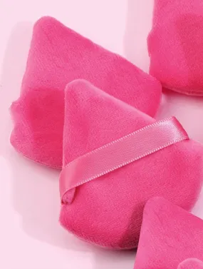 3pcs Pink Triangle Powder Puff