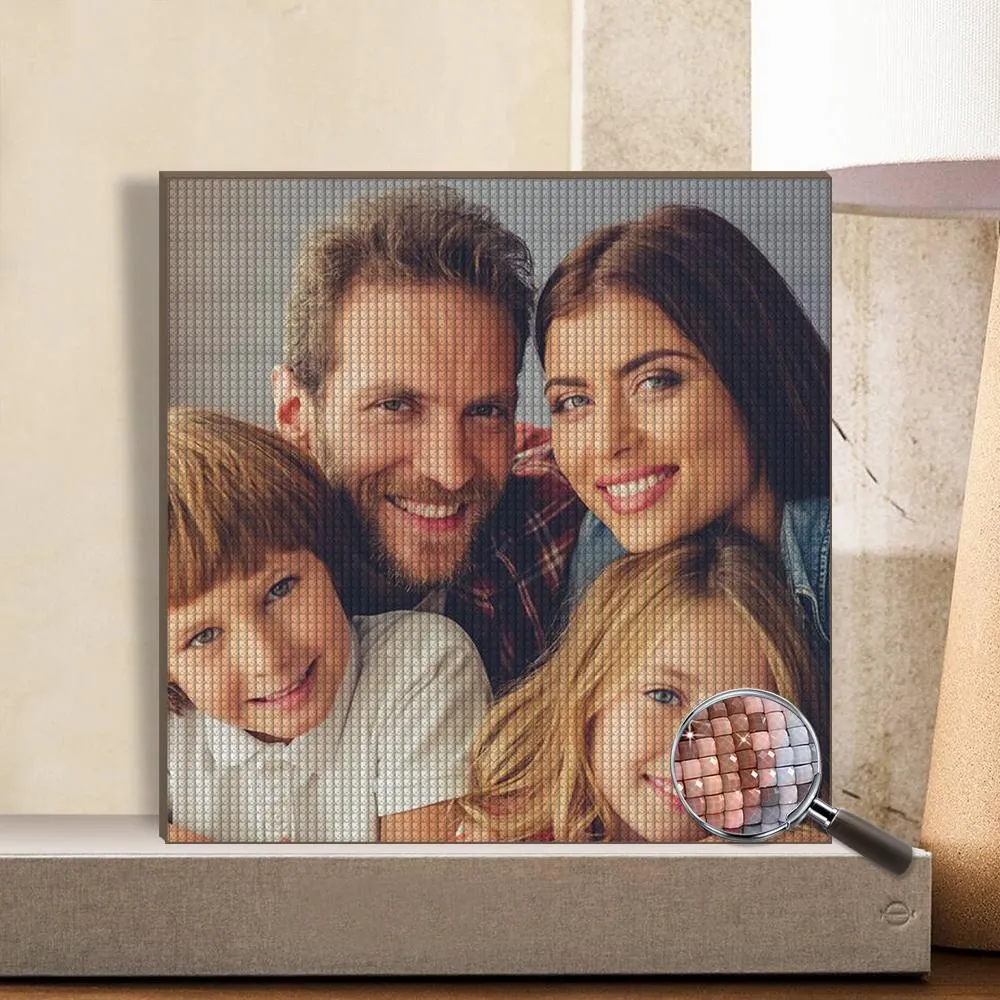 5D Custom Diamond Painting Unique Gifts 30*30cm - Love Family