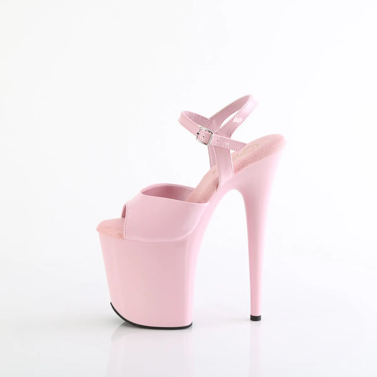 8 Inch Heel FLAMINGO-809 Baby Pink Patent