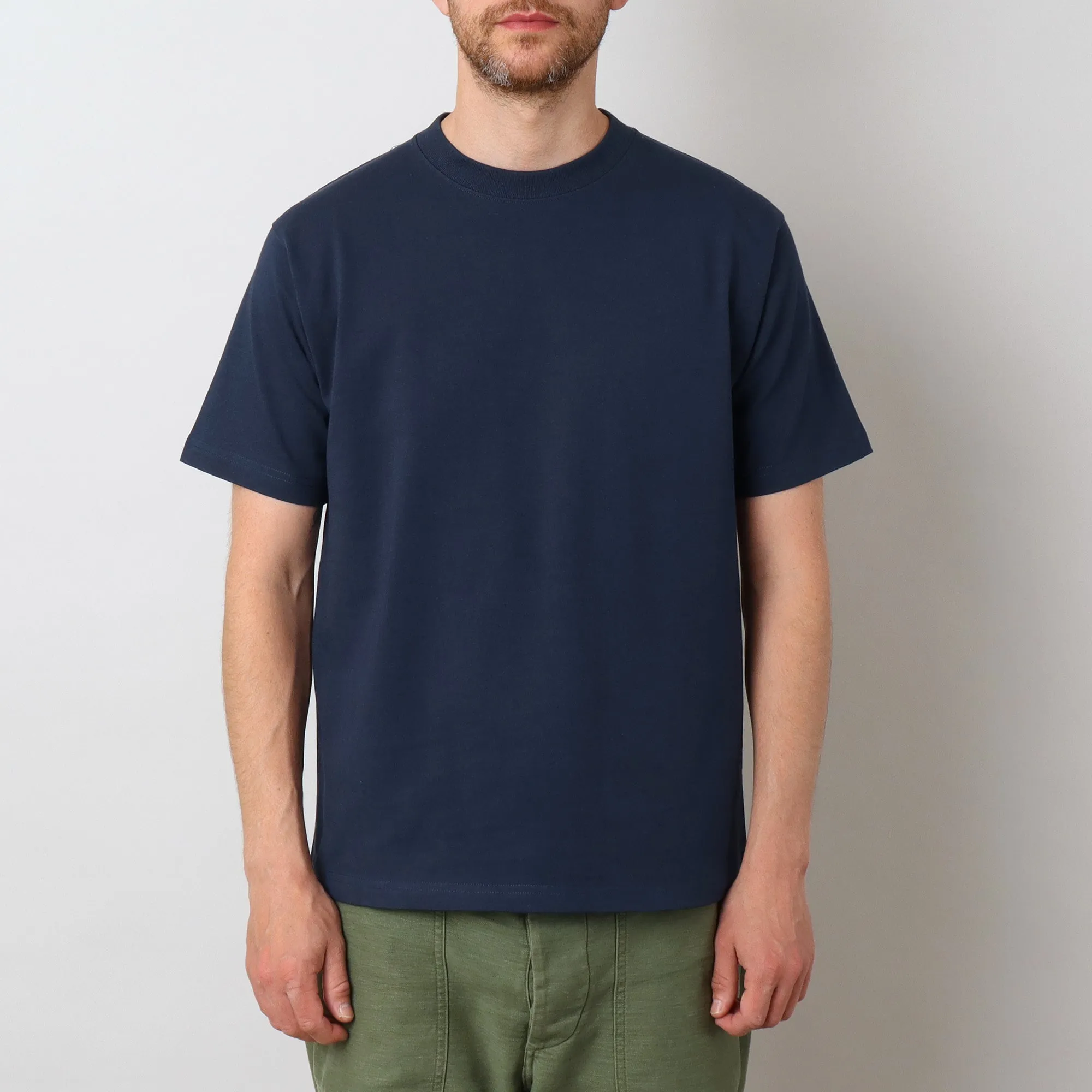 8oz USA Cotton T-Shirt - Navy