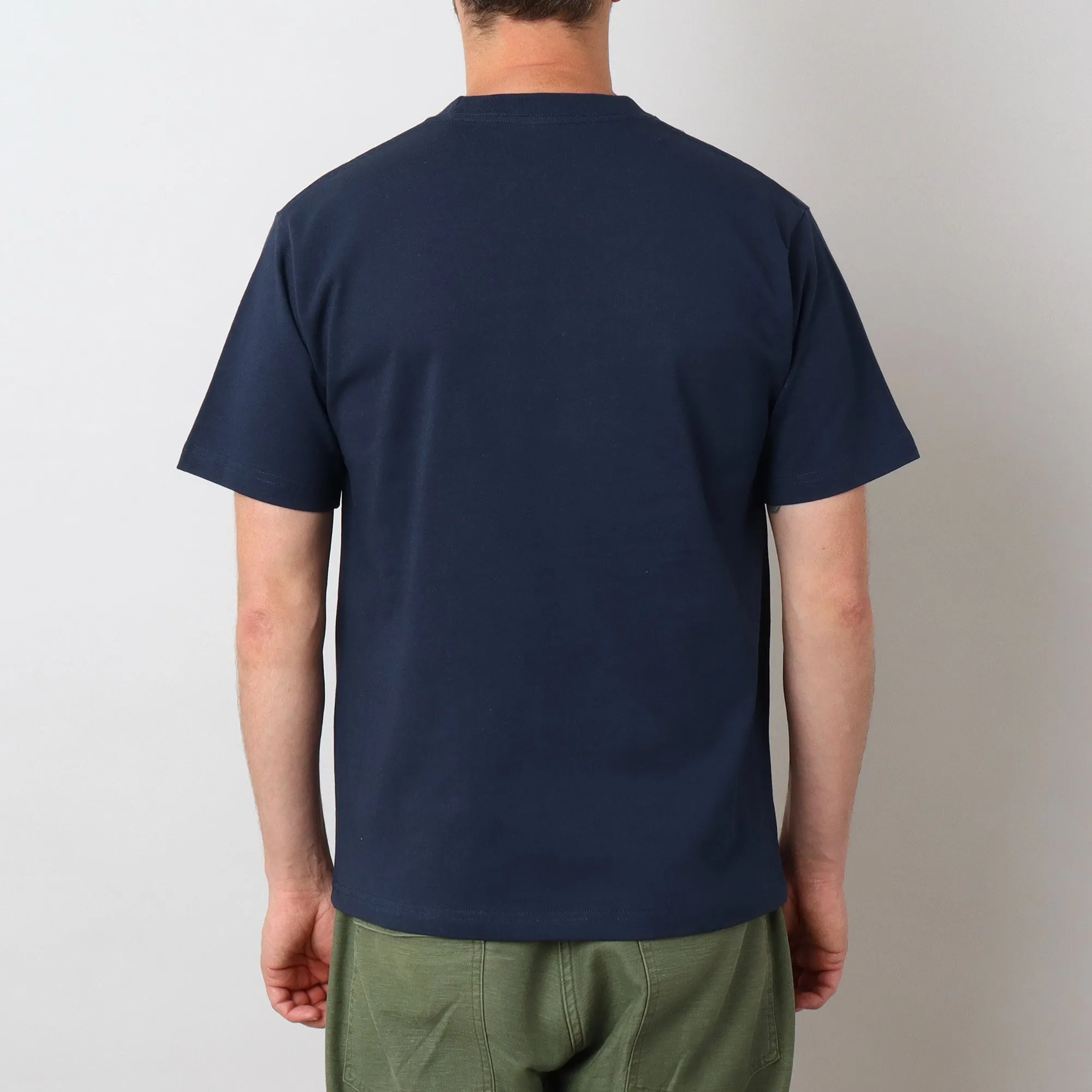 8oz USA Cotton T-Shirt - Navy