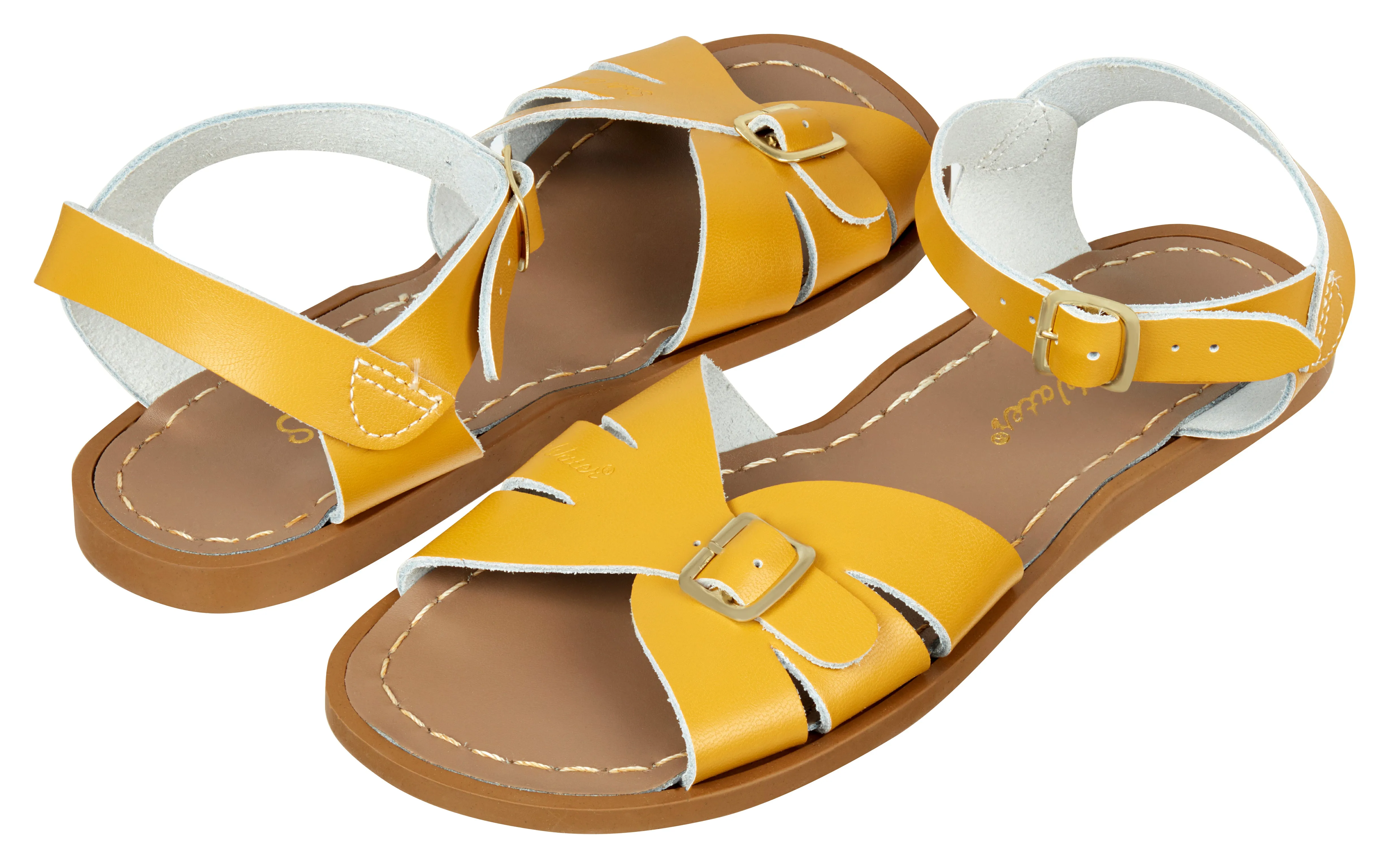 (915) Salt-Water Sandal Classic - MUSTARD (adult)