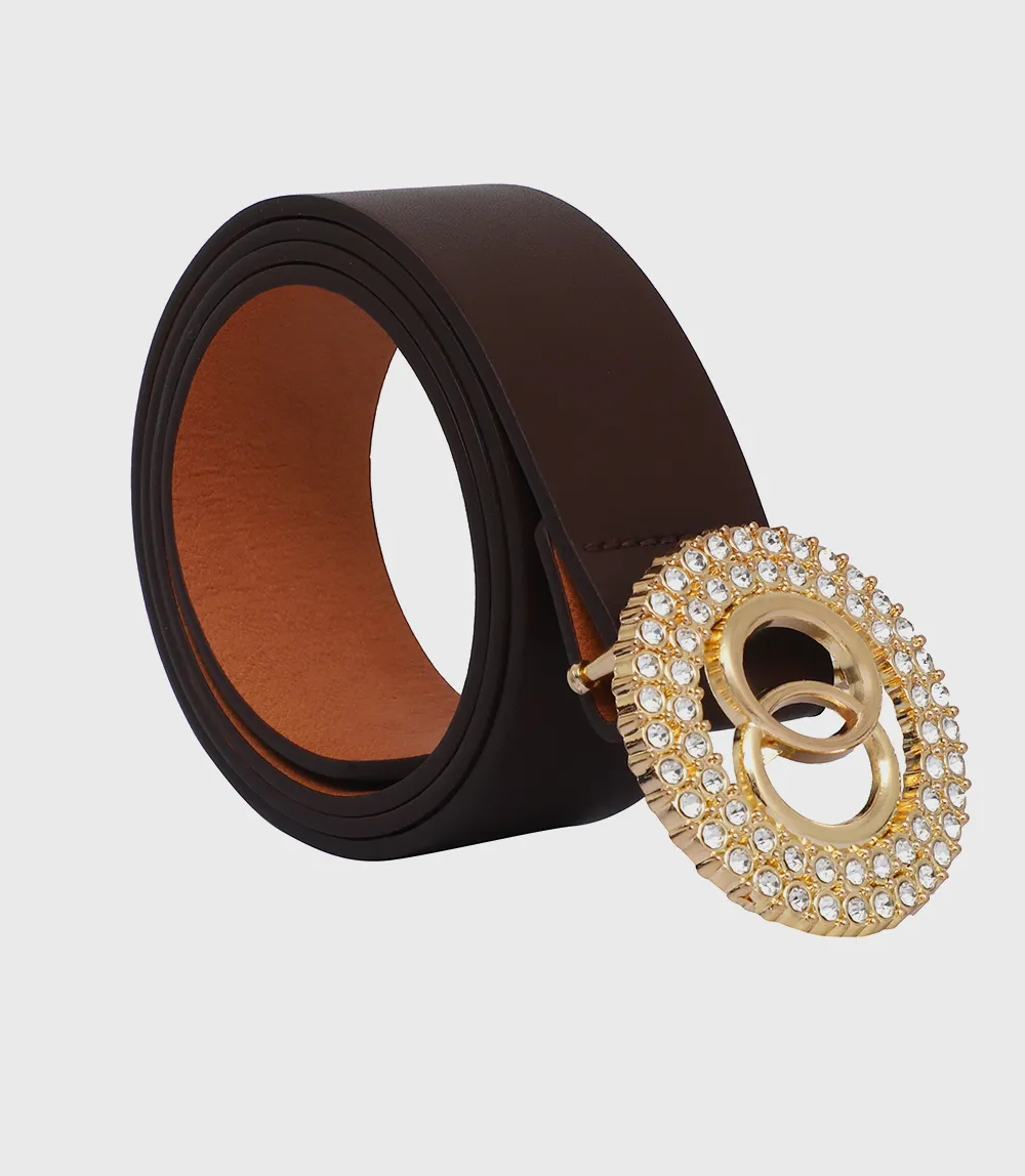 A5005-COFFEE-Women Belt