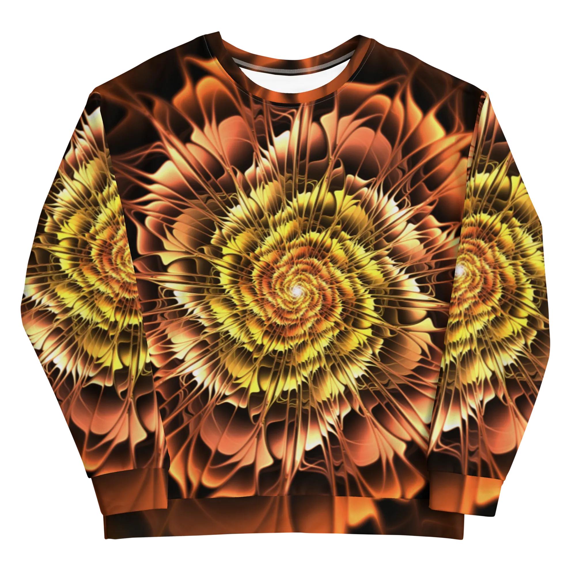 Abstract Flower 01 Unisex Sweatshirt