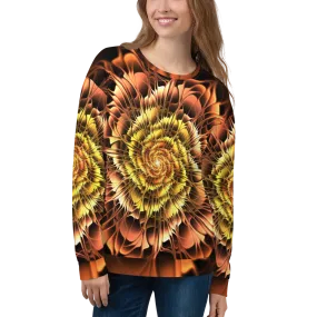 Abstract Flower 01 Unisex Sweatshirt