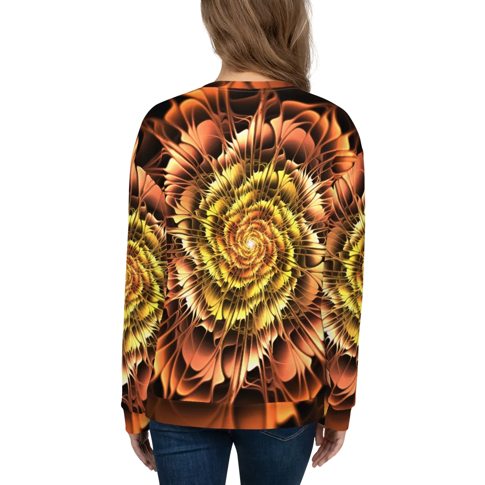 Abstract Flower 01 Unisex Sweatshirt