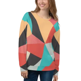 Abstract Geometrical Pattern Unisex Sweatshirt