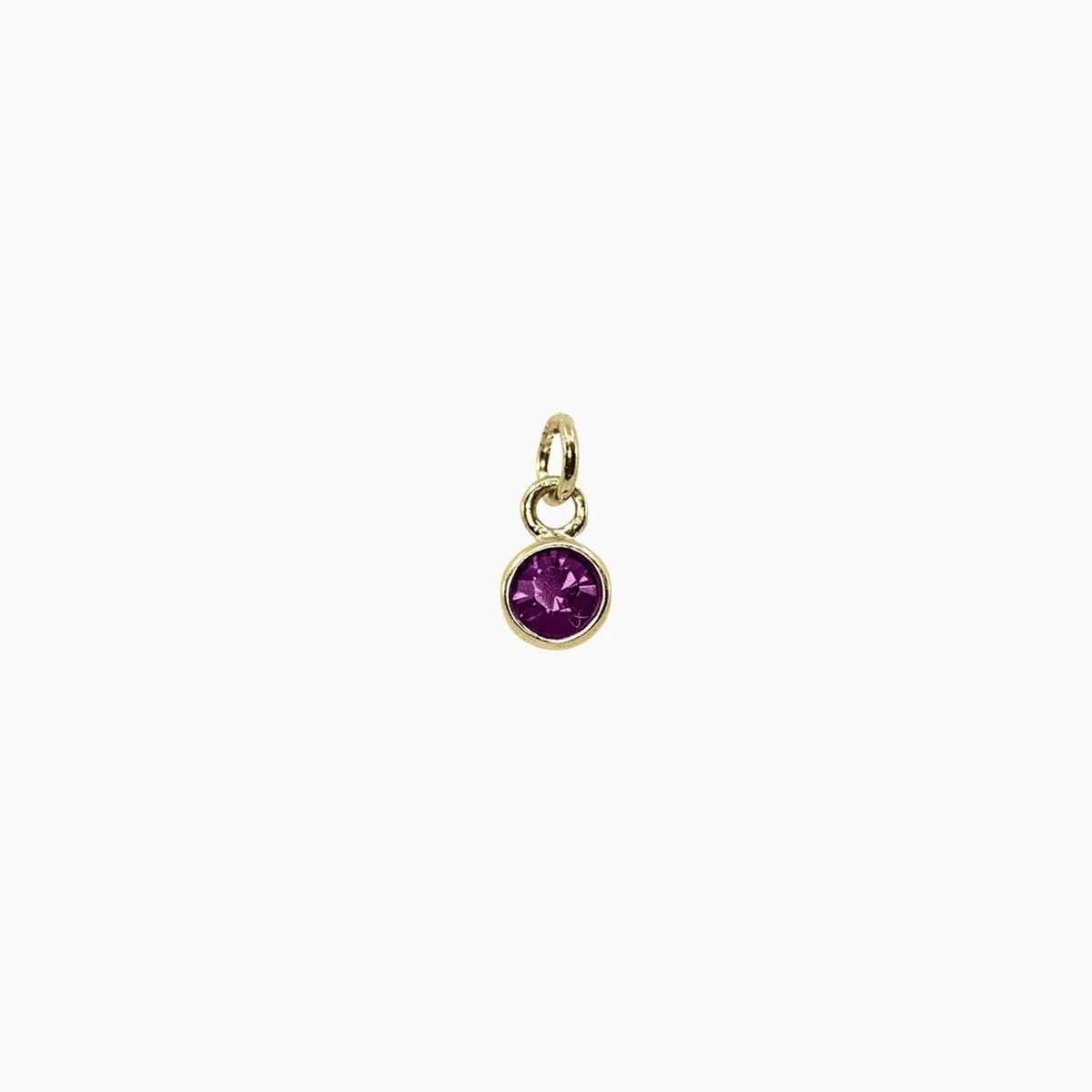 Add-On Swarovski Birthstone Charm (Gold)