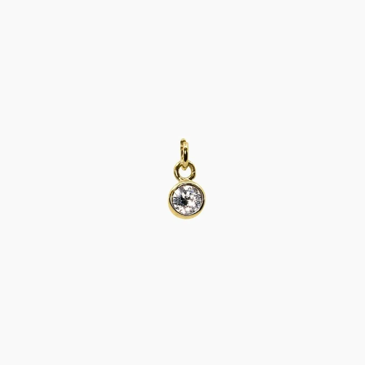 Add-On Swarovski Birthstone Charm (Gold)