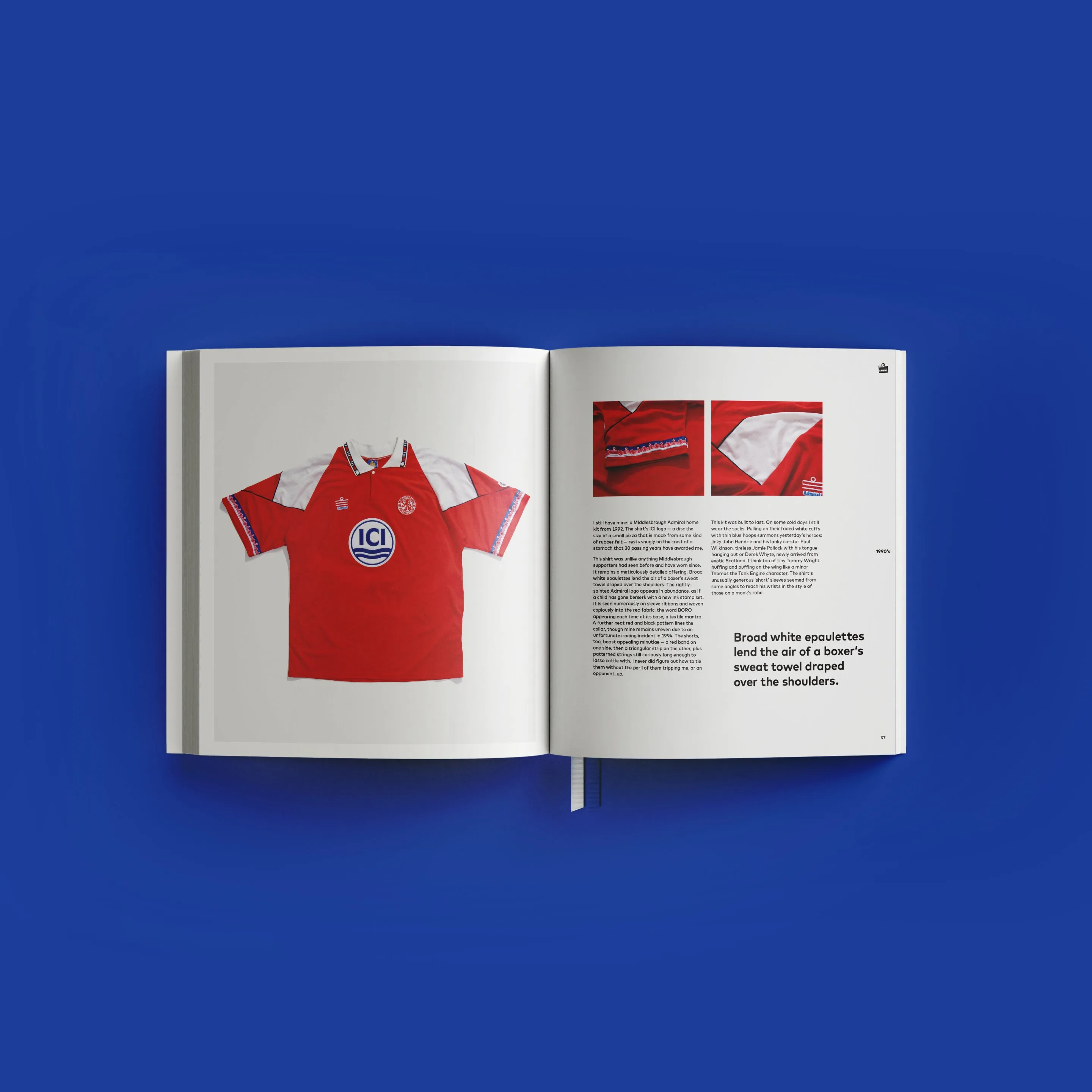 Admiral 50 Years of the Replica Shirt - Book