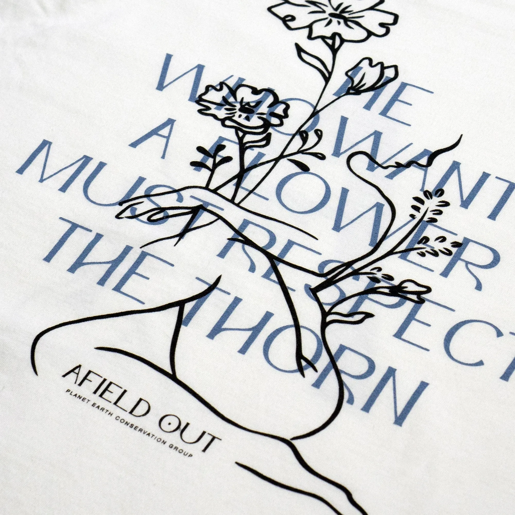 Afield Mens Thorn T-Shirt 'White'