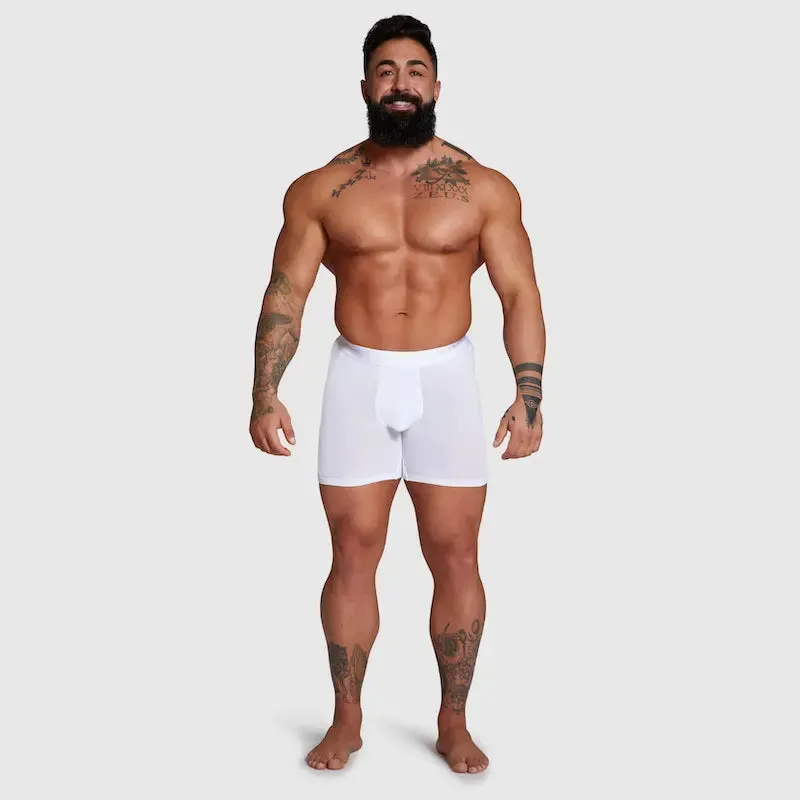 ALPHX Comfort Class Boxer Brief - Athletic Fit - Frost White | ALPHX.com