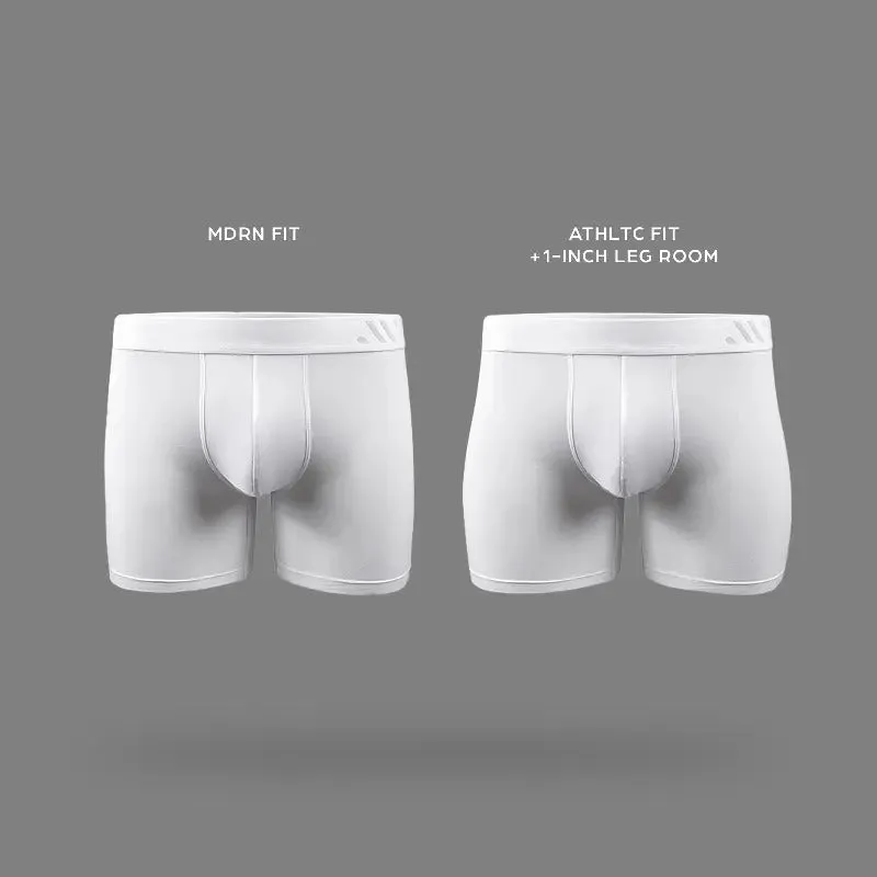 ALPHX Comfort Class Boxer Brief - Athletic Fit - Frost White | ALPHX.com