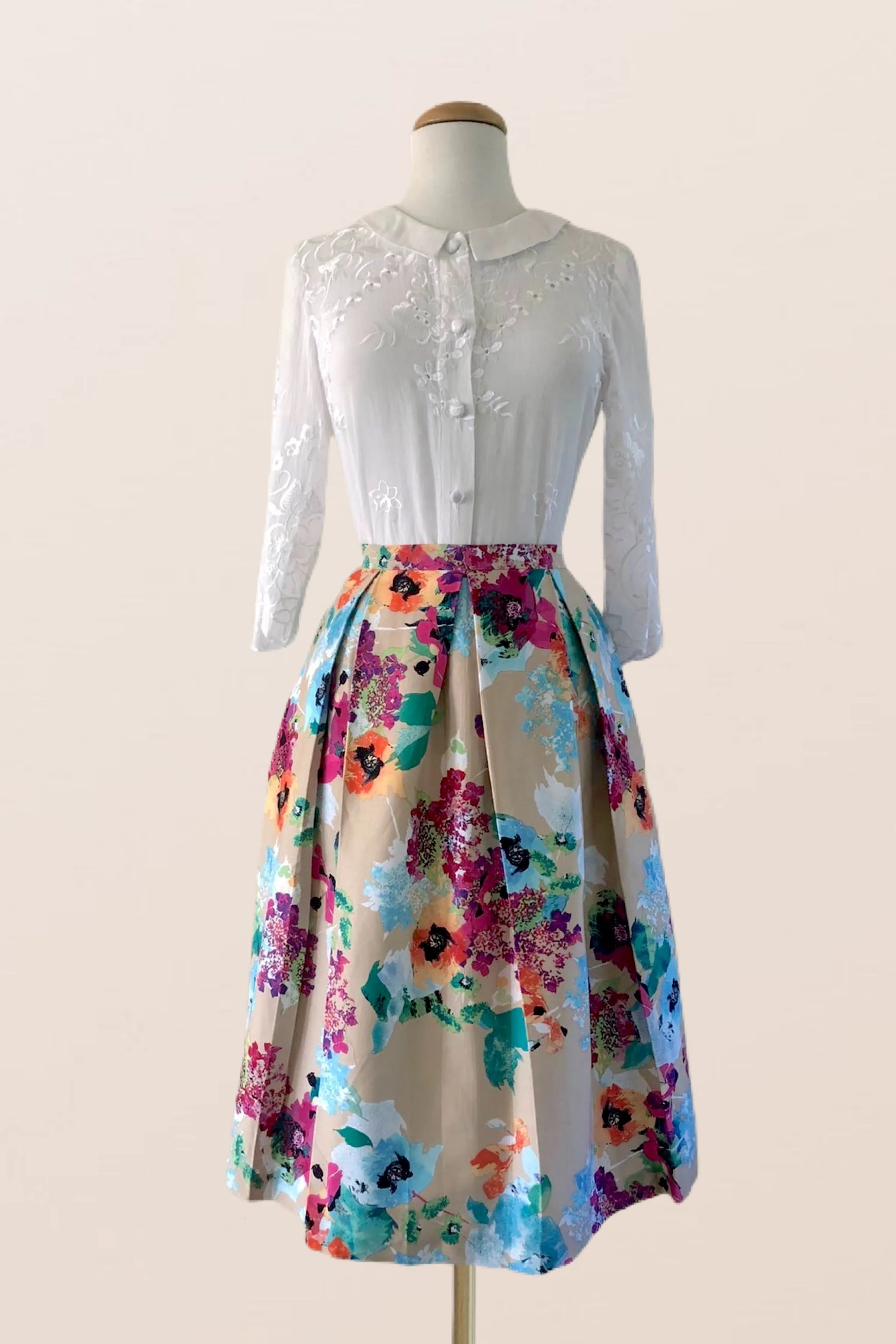 Amos Floral Skirt