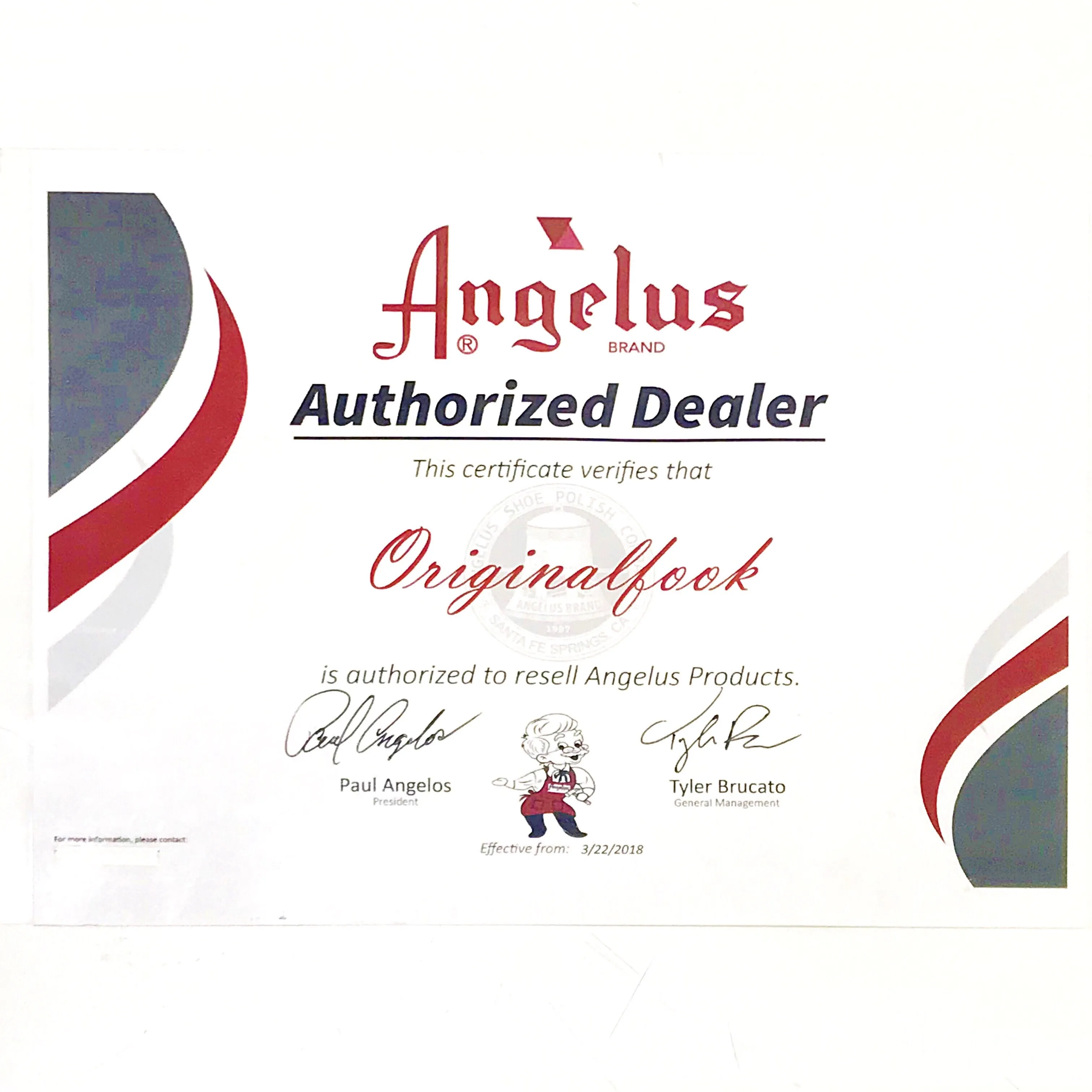 Angelus Leather Paint Scarlet Red