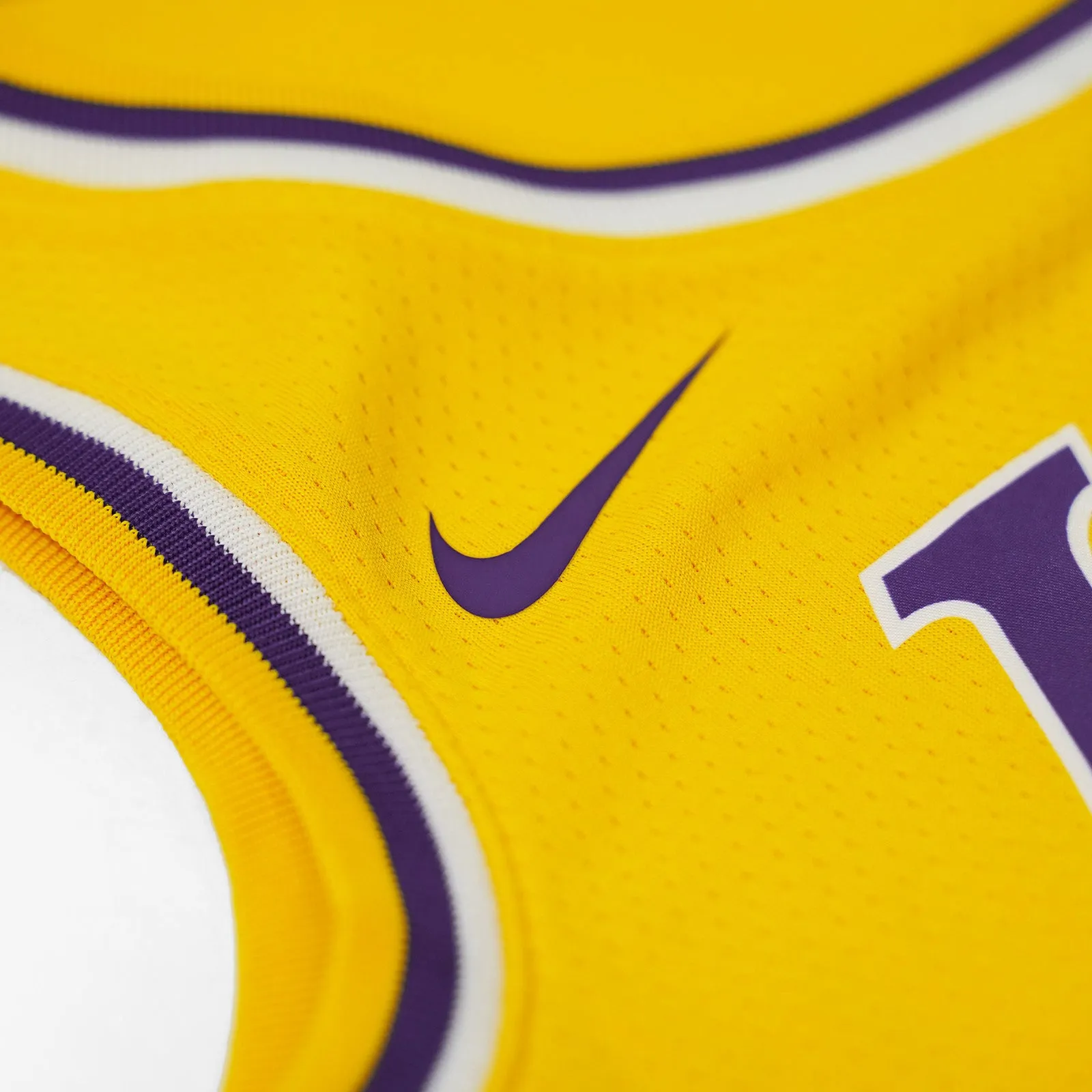 Anthony Davis Los Angeles Lakers Icon Edition Swingman Jersey - Yellow