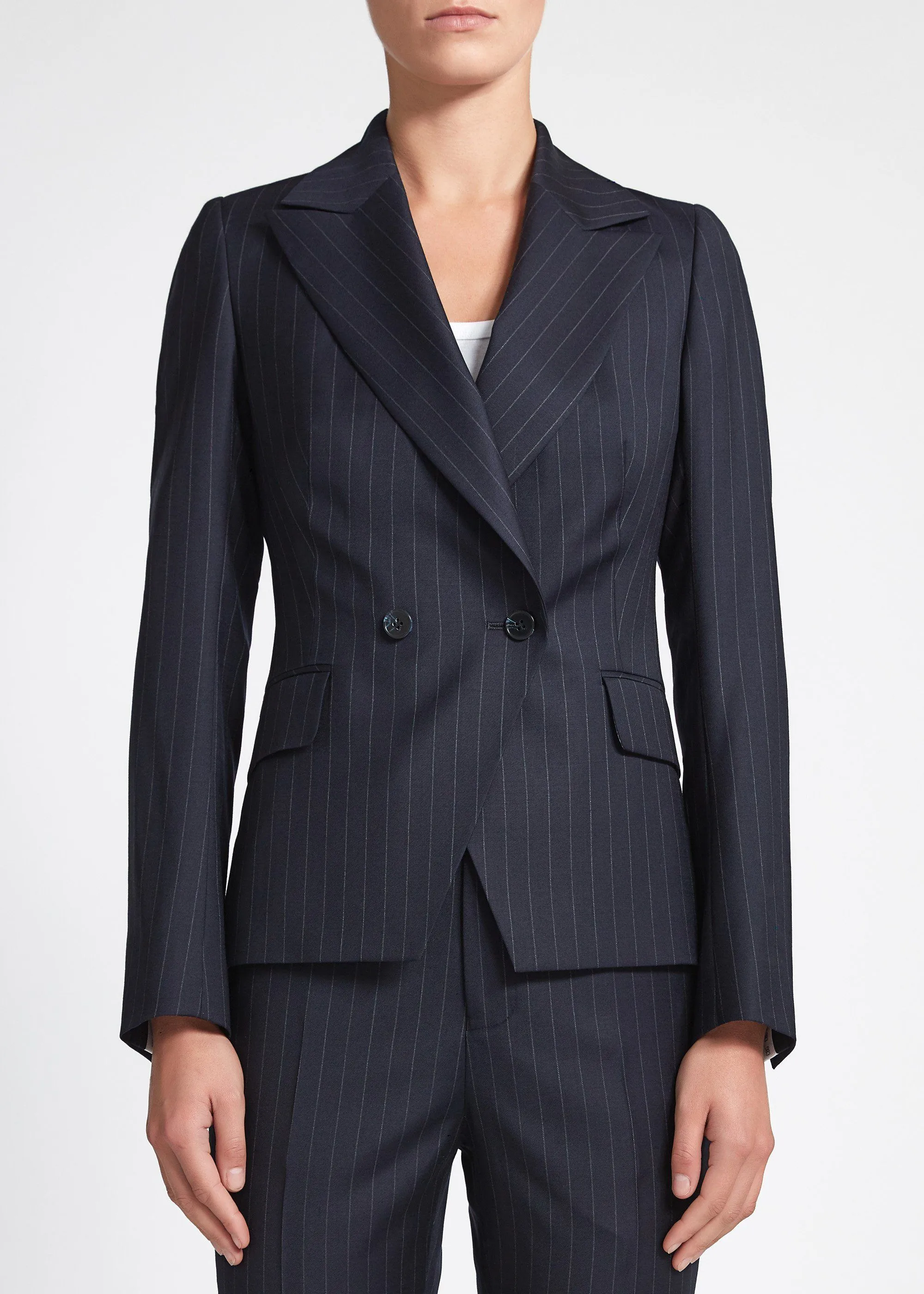 Ariana Suit - Navy Chalk