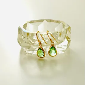 Augusta Peridot Crystal Earrings