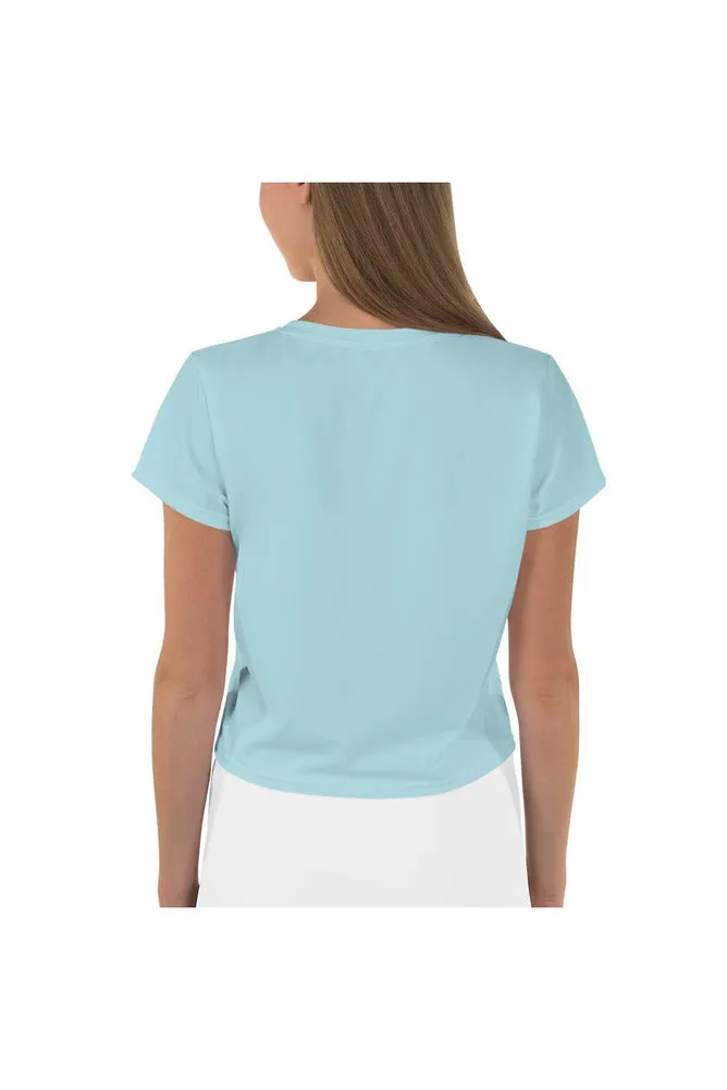 Baby Blue Crop Tee