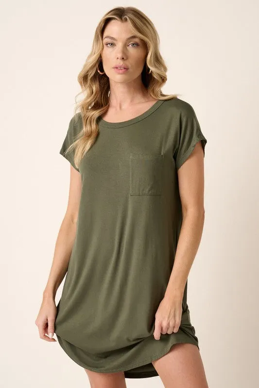 Bamboo Short Sleeve Dress