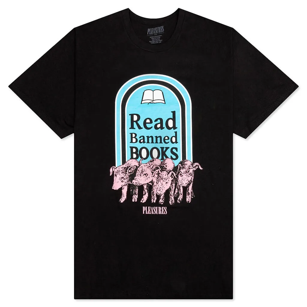 Banned Books T-Shirt - Black