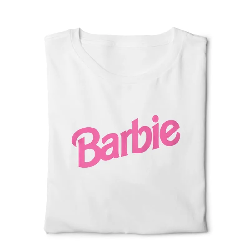 Barbie  - Digital Graphics Basic T-shirt White