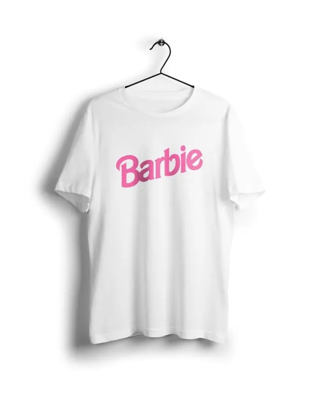 Barbie  - Digital Graphics Basic T-shirt White