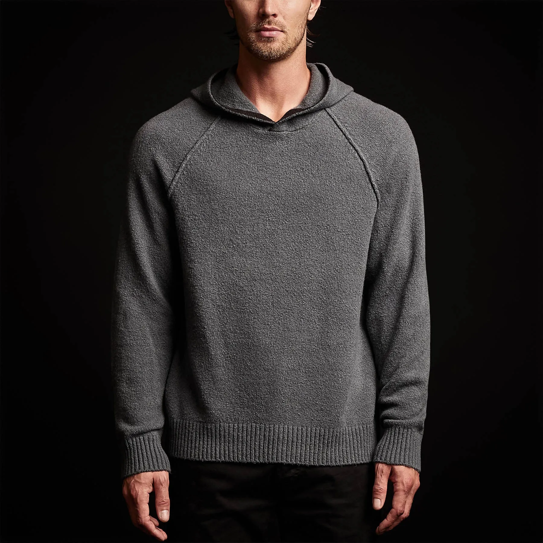 Bayshore Cashmere Blend Hoodie - Flint