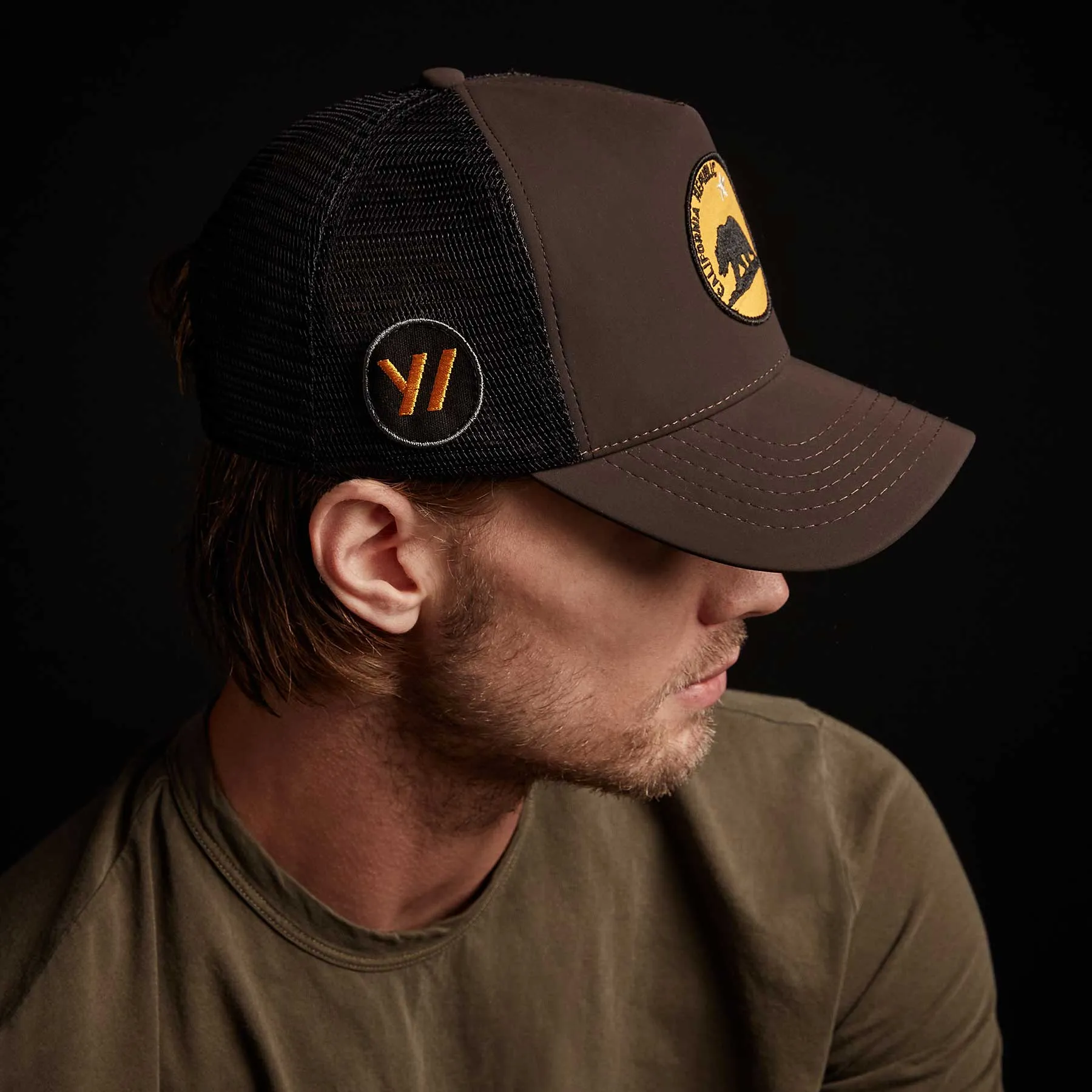 Bear Patch Trucker Hat - Kona