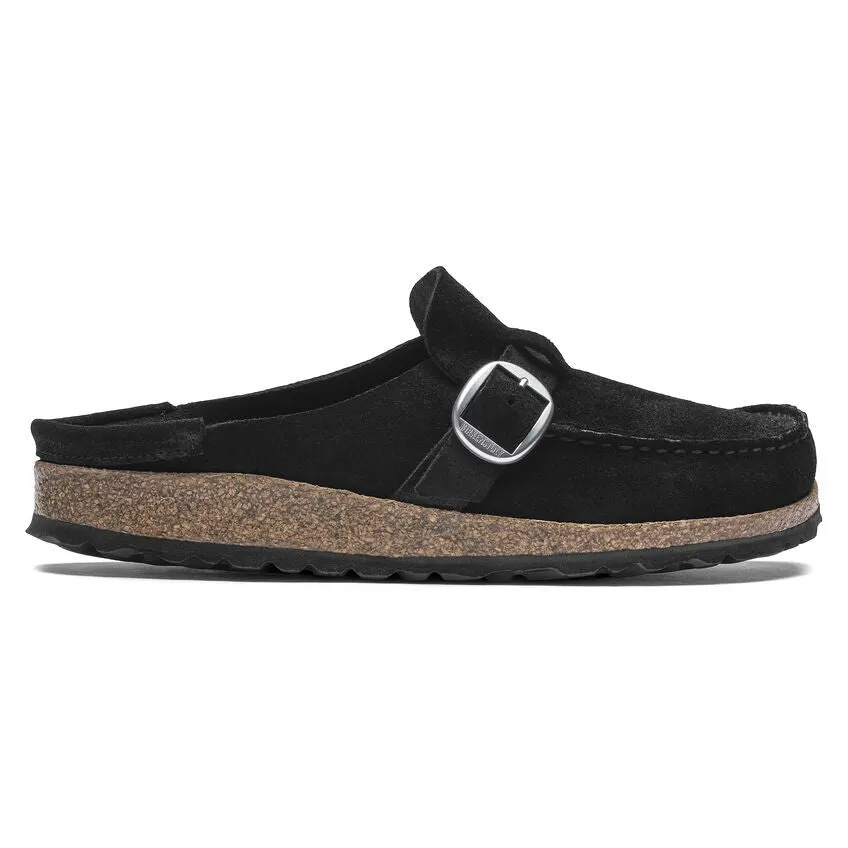 Birkenstock Women's Buckley - Black Suede Leather