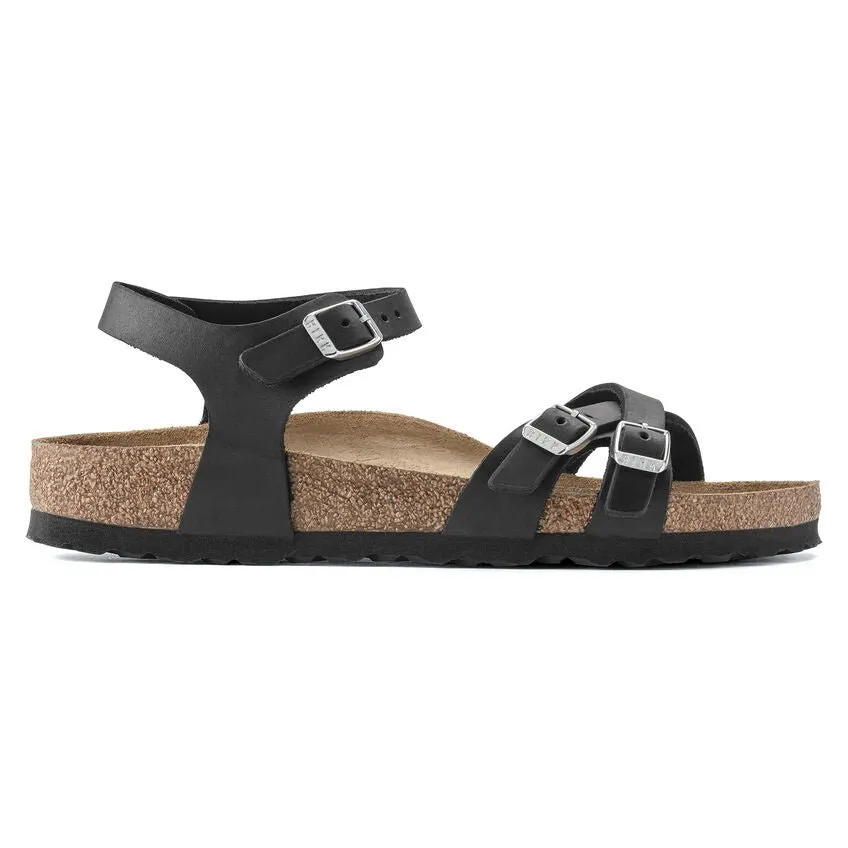 Birkenstock Women's Kumba - Black Oiled Leather