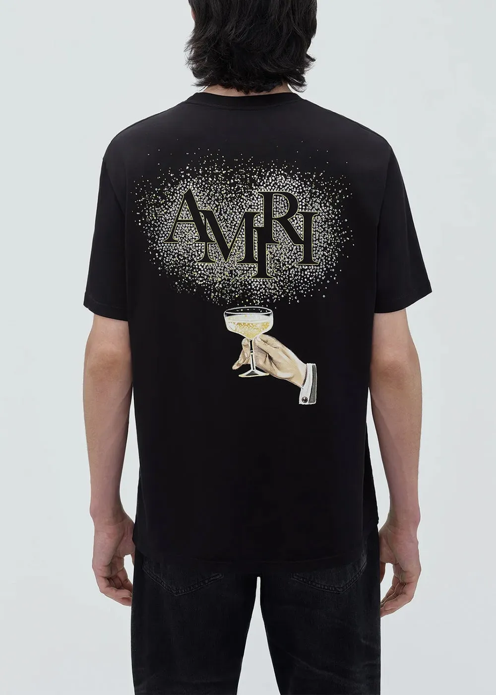 Black Crystal Champagne T-Shirt