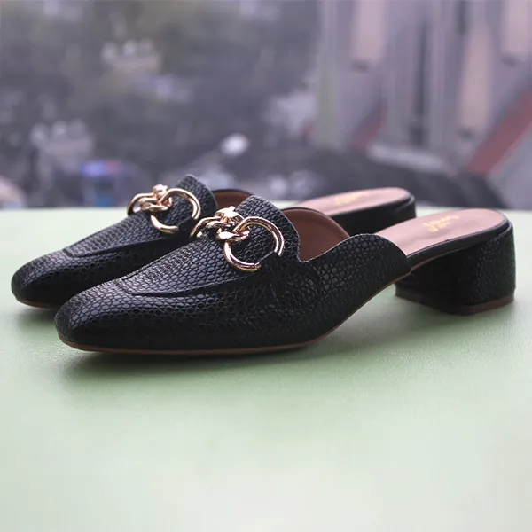 Block Heel Mules for women