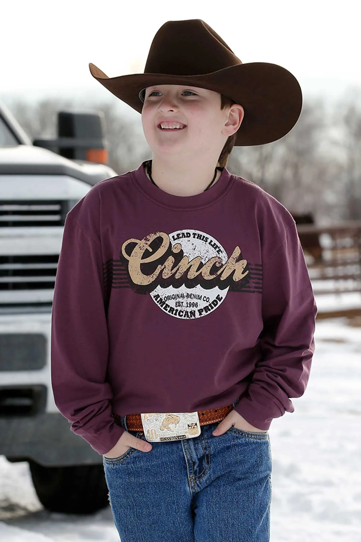 Boy's Cinch Long Sleeve Tee