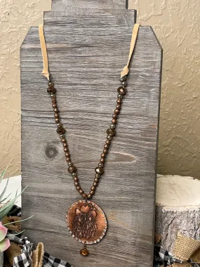 Bronze Cowboy Necklace