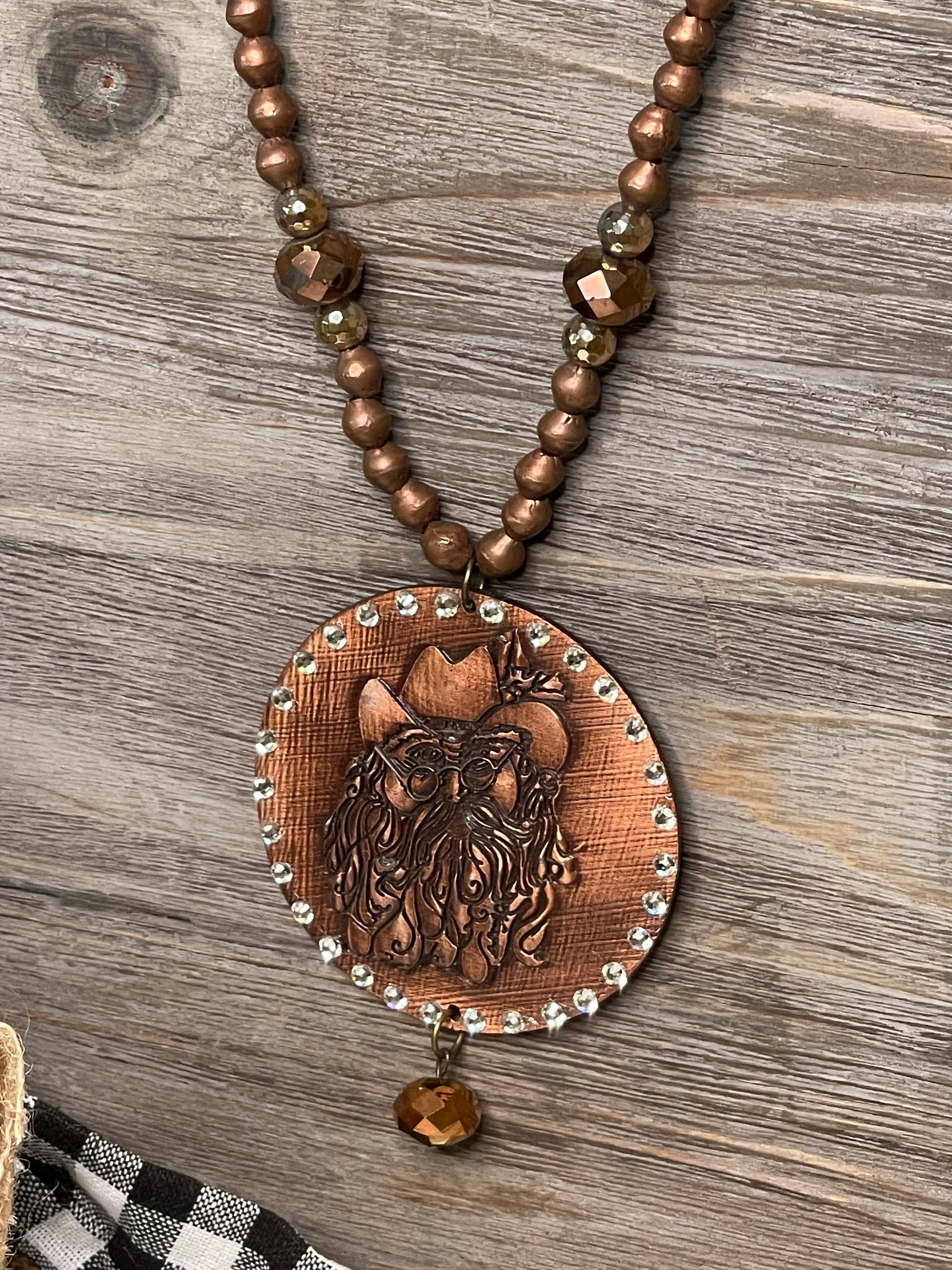 Bronze Cowboy Necklace