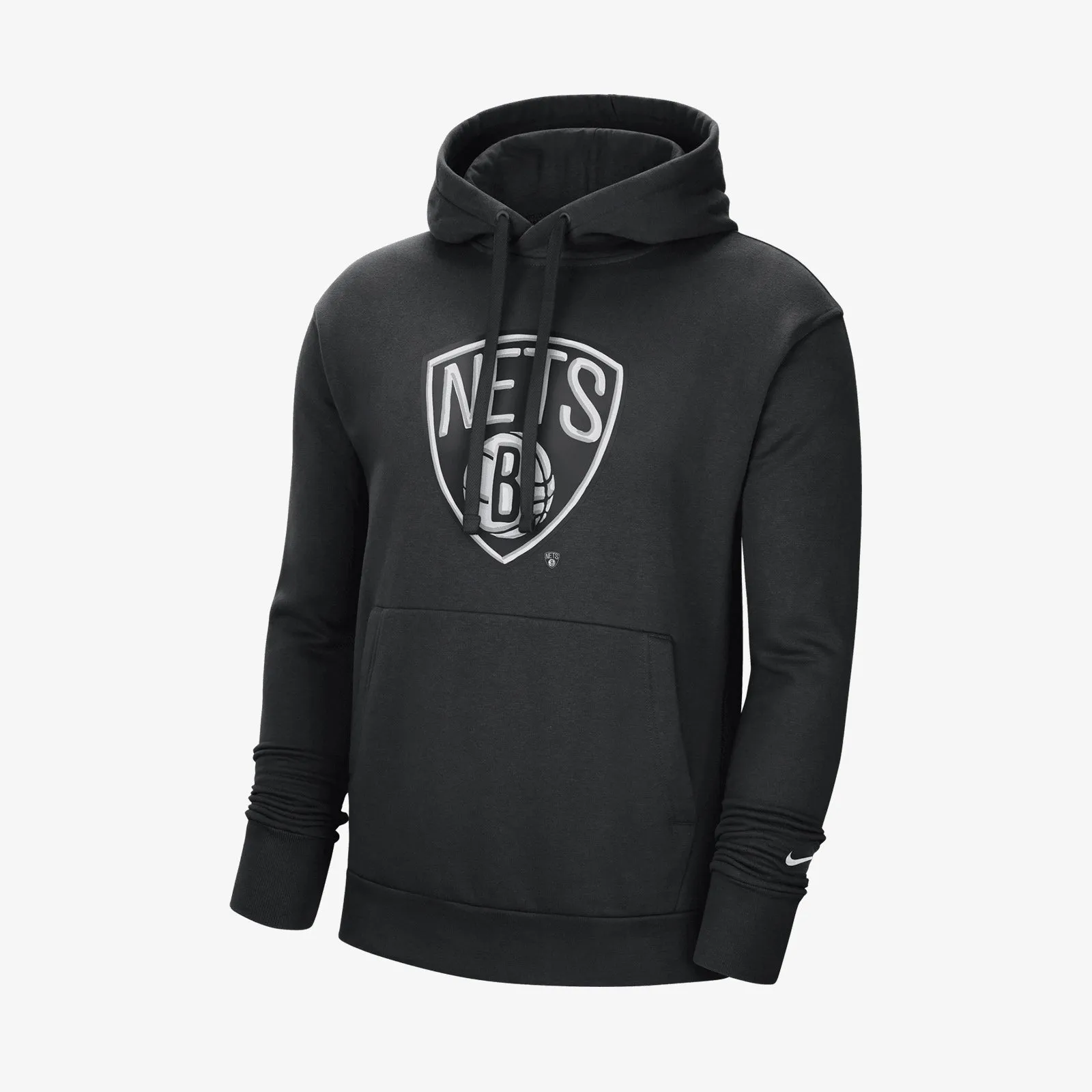 Brooklyn Nets NBA Essential Fleece Hoodie - Black