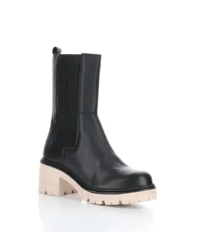 BRUNAS BLACK/PINK Elasticated Boots