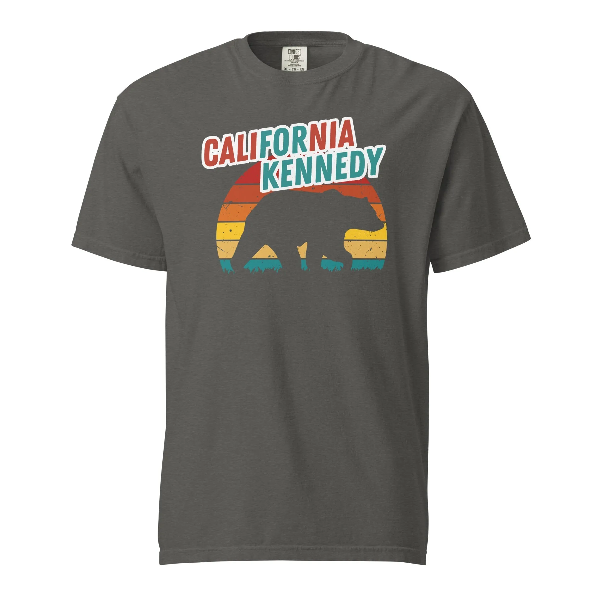 California for Kennedy Bear Unisex Heavyweight Tee