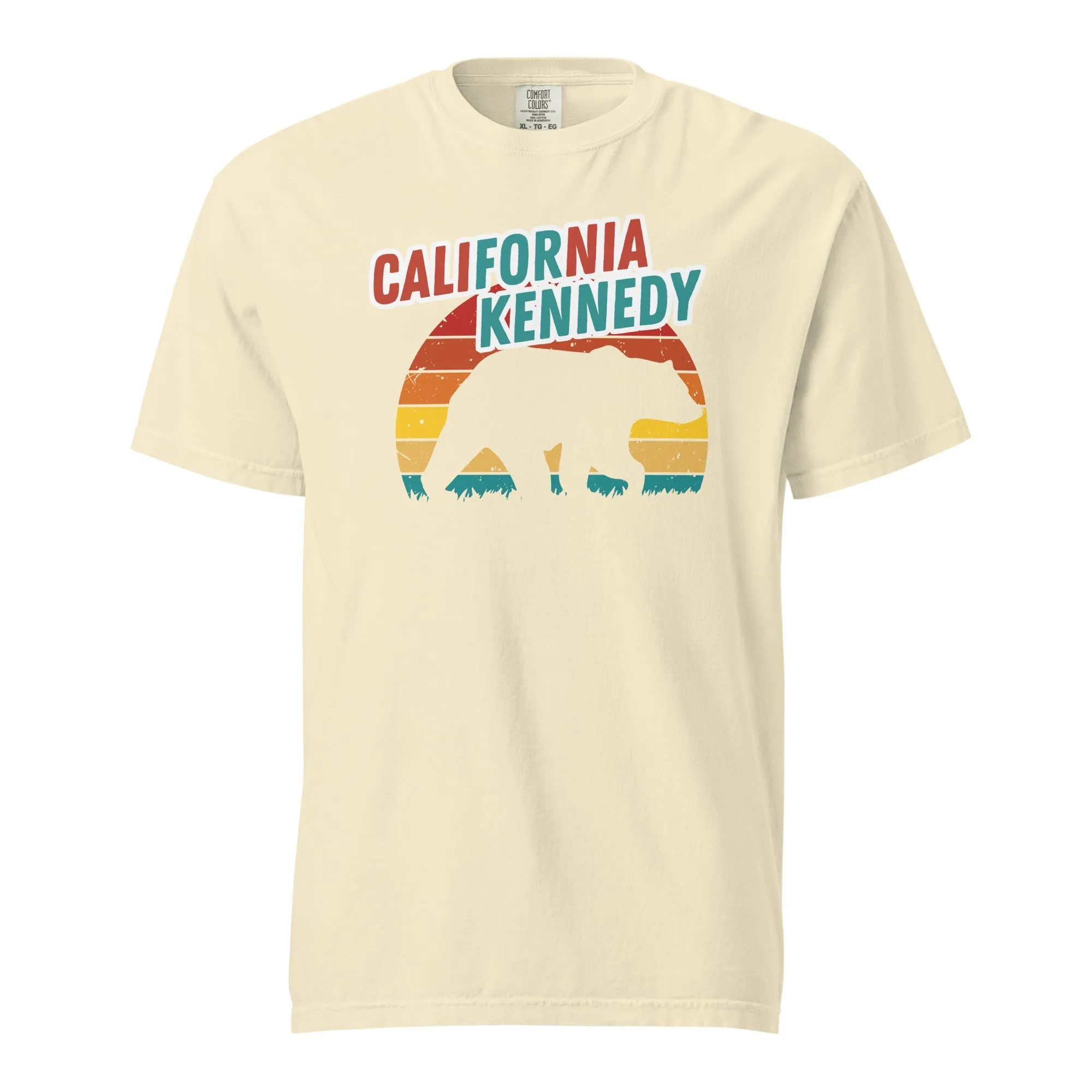 California for Kennedy Bear Unisex Heavyweight Tee