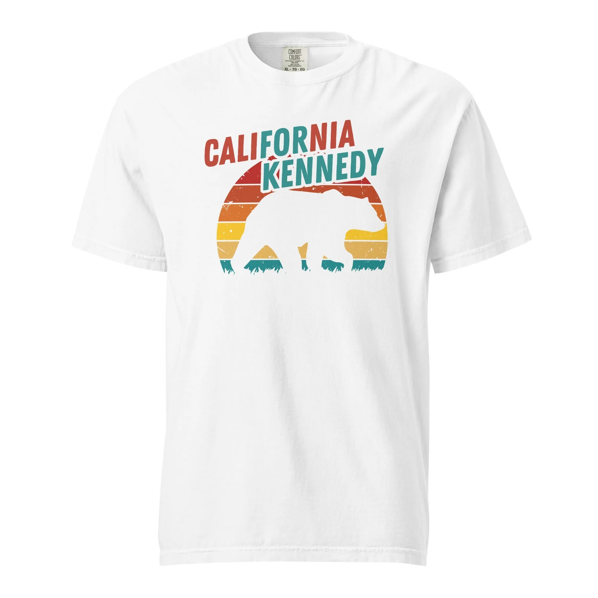 California for Kennedy Bear Unisex Heavyweight Tee