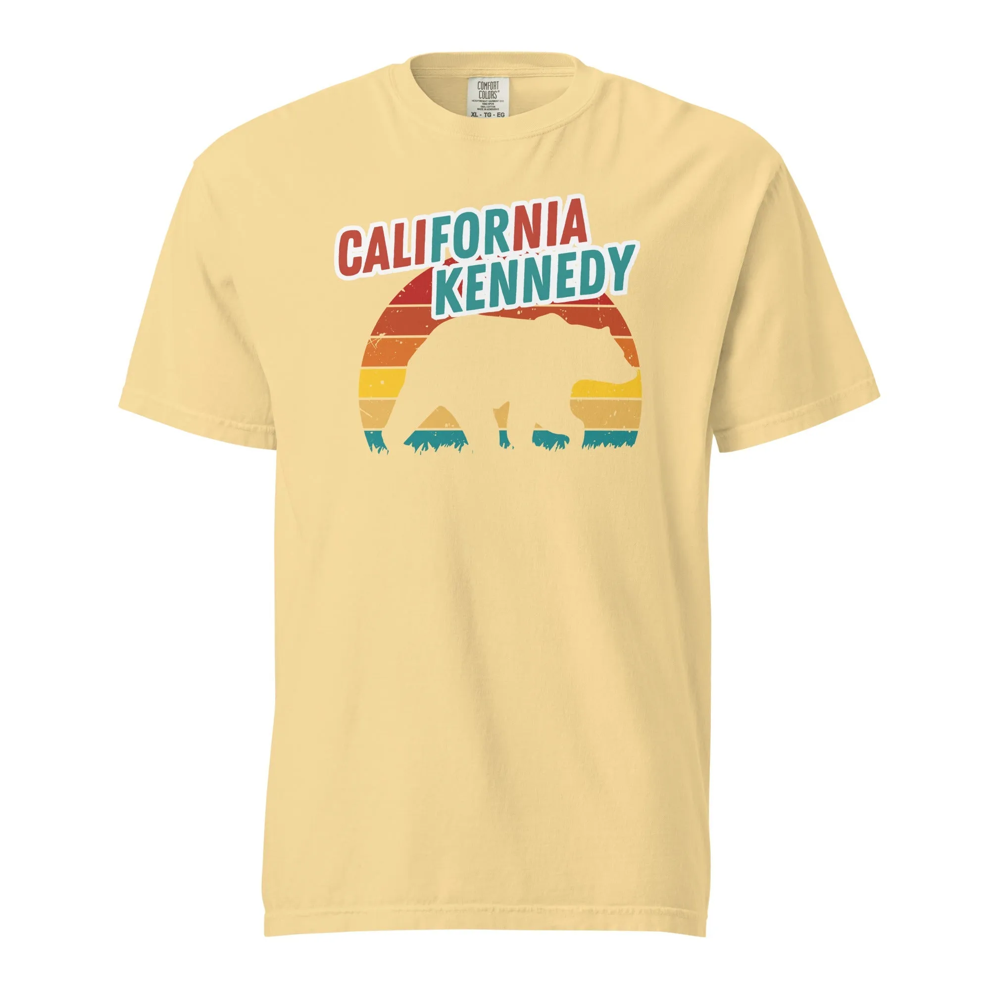 California for Kennedy Bear Unisex Heavyweight Tee