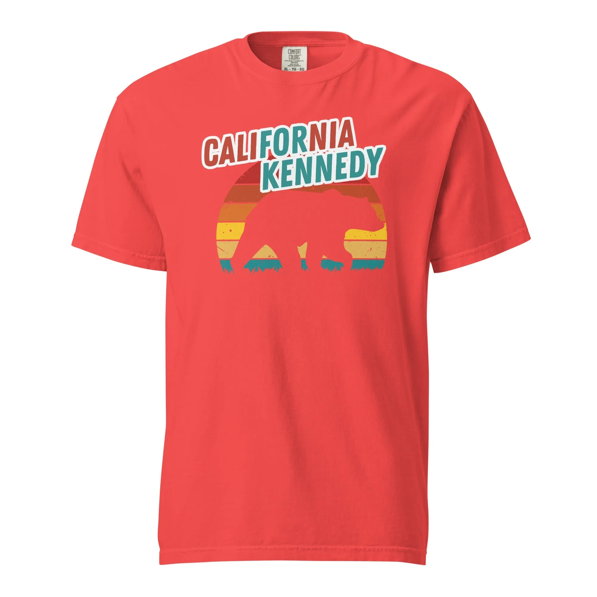 California for Kennedy Bear Unisex Heavyweight Tee