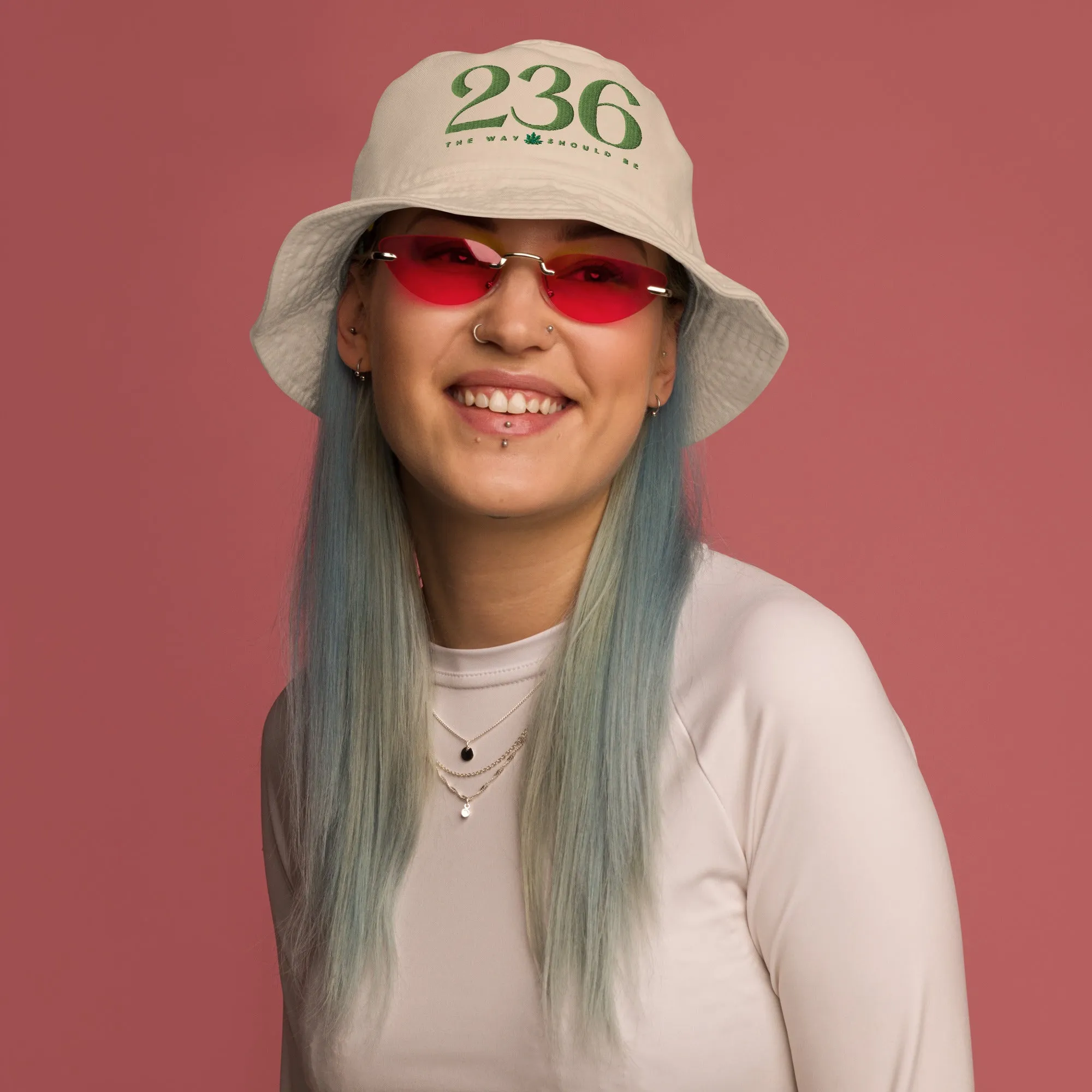 Cannabis Inspired Organic bucket hat