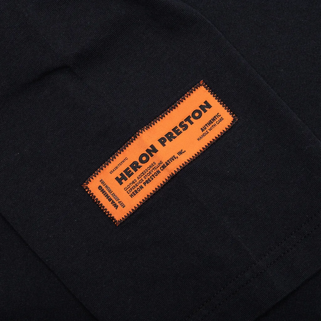 Censored Heron L/S Tee - Black/White