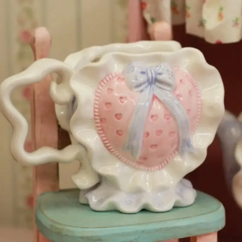 Ceramic Pink Love Teapot Plate - Kimi