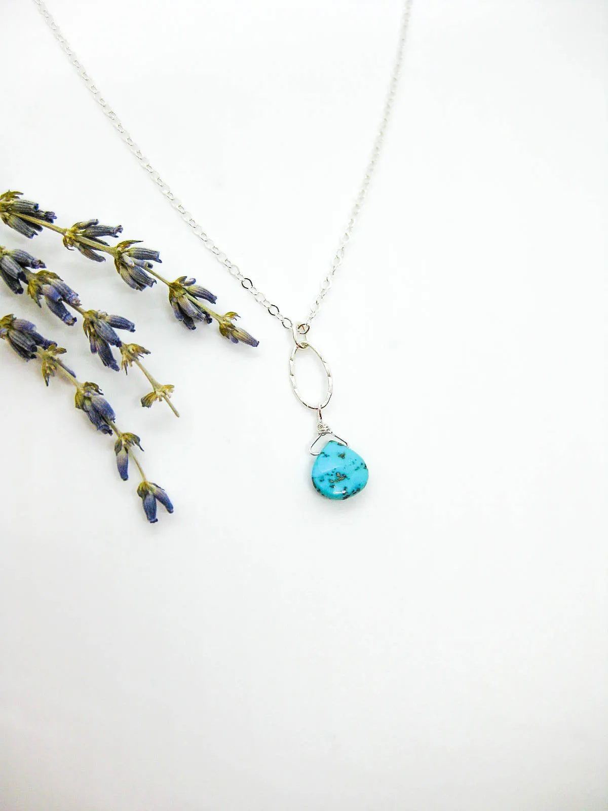 Chrysanthe: Turquoise Necklace - n555