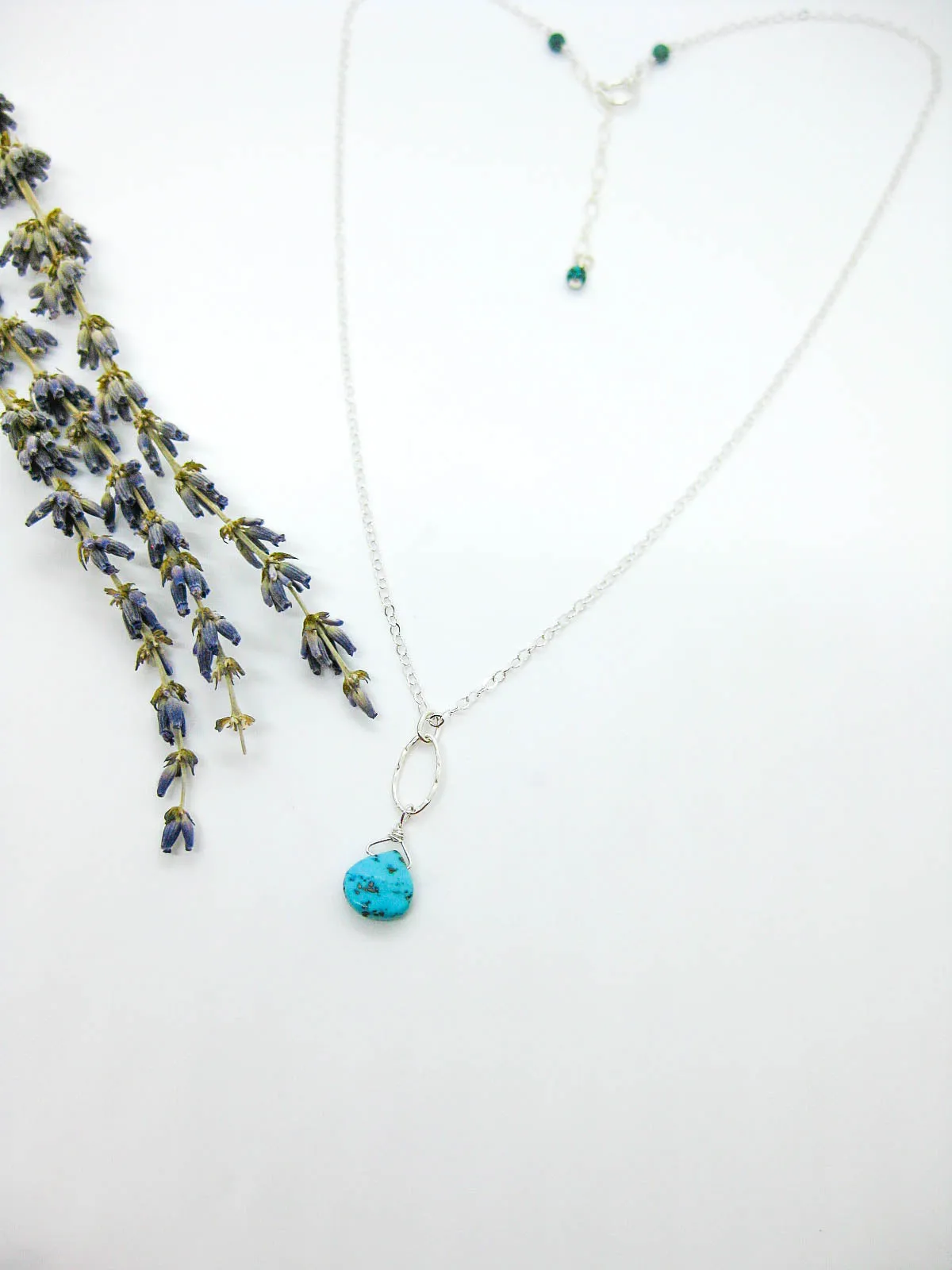 Chrysanthe: Turquoise Necklace - n555