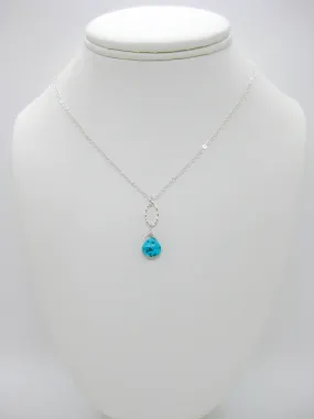 Chrysanthe: Turquoise Necklace - n555